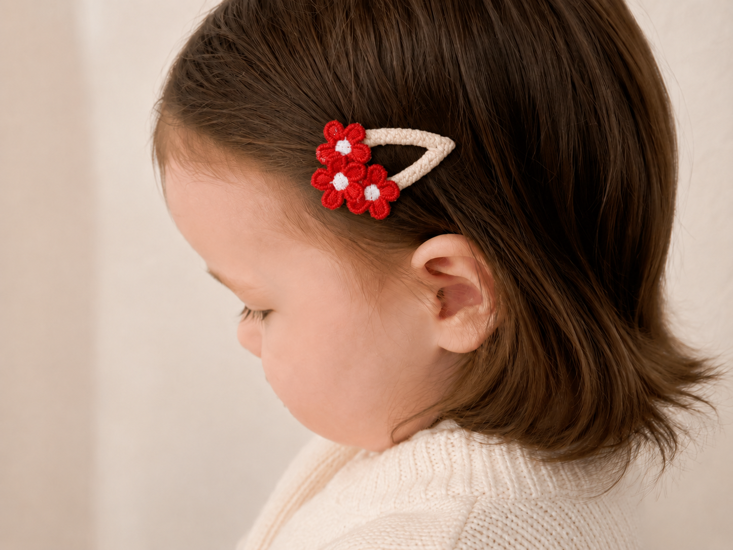 Little Bouquet Flower Snap Hair Clips for Baby, Toddler & Girls | Handmade Kids Hair Clips