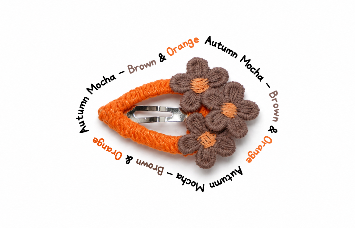 Little Bouquet Flower Snap Hair Clips for Baby, Toddler & Girls | Handmade Kids Hair Clips