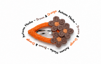 Little Bouquet Flower Snap Hair Clips for Baby, Toddler & Girls | Handmade Kids Hair Clips