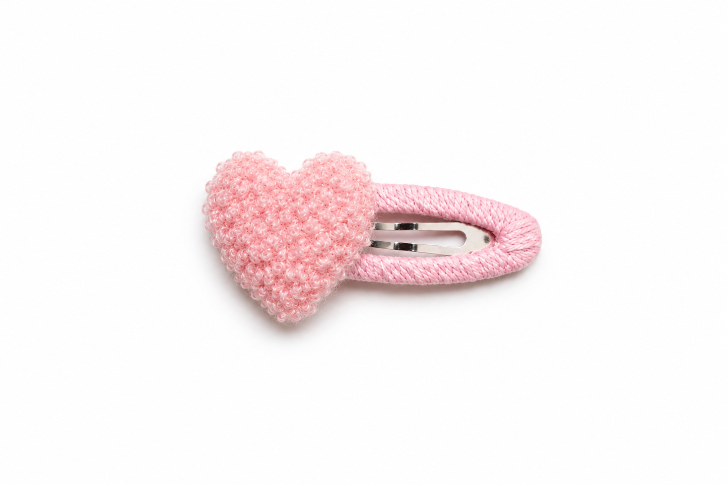 Bubble Pom Pom Snap Hair Clips for Girls | Handmade Kids Hair Clip Set
