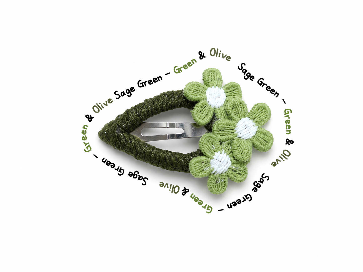 Little Bouquet Flower Snap Hair Clips for Baby, Toddler & Girls | Handmade Kids Hair Clips