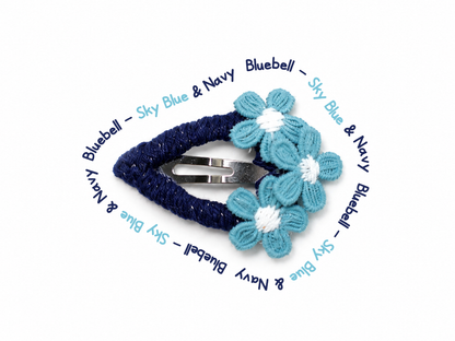 Little Bouquet Flower Snap Hair Clips for Baby, Toddler & Girls | Handmade Kids Hair Clips