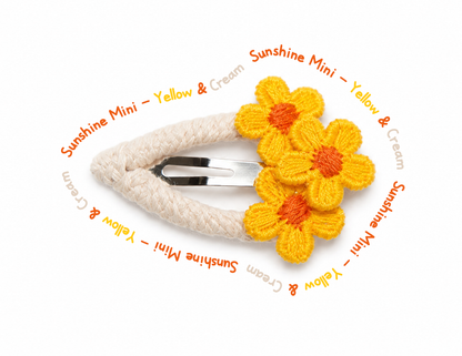 Little Bouquet Flower Snap Hair Clips for Baby, Toddler & Girls | Handmade Kids Hair Clips