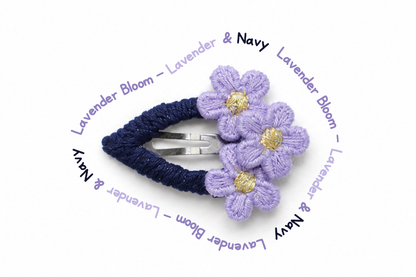 Little Bouquet Flower Snap Hair Clips for Baby, Toddler & Girls | Handmade Kids Hair Clips