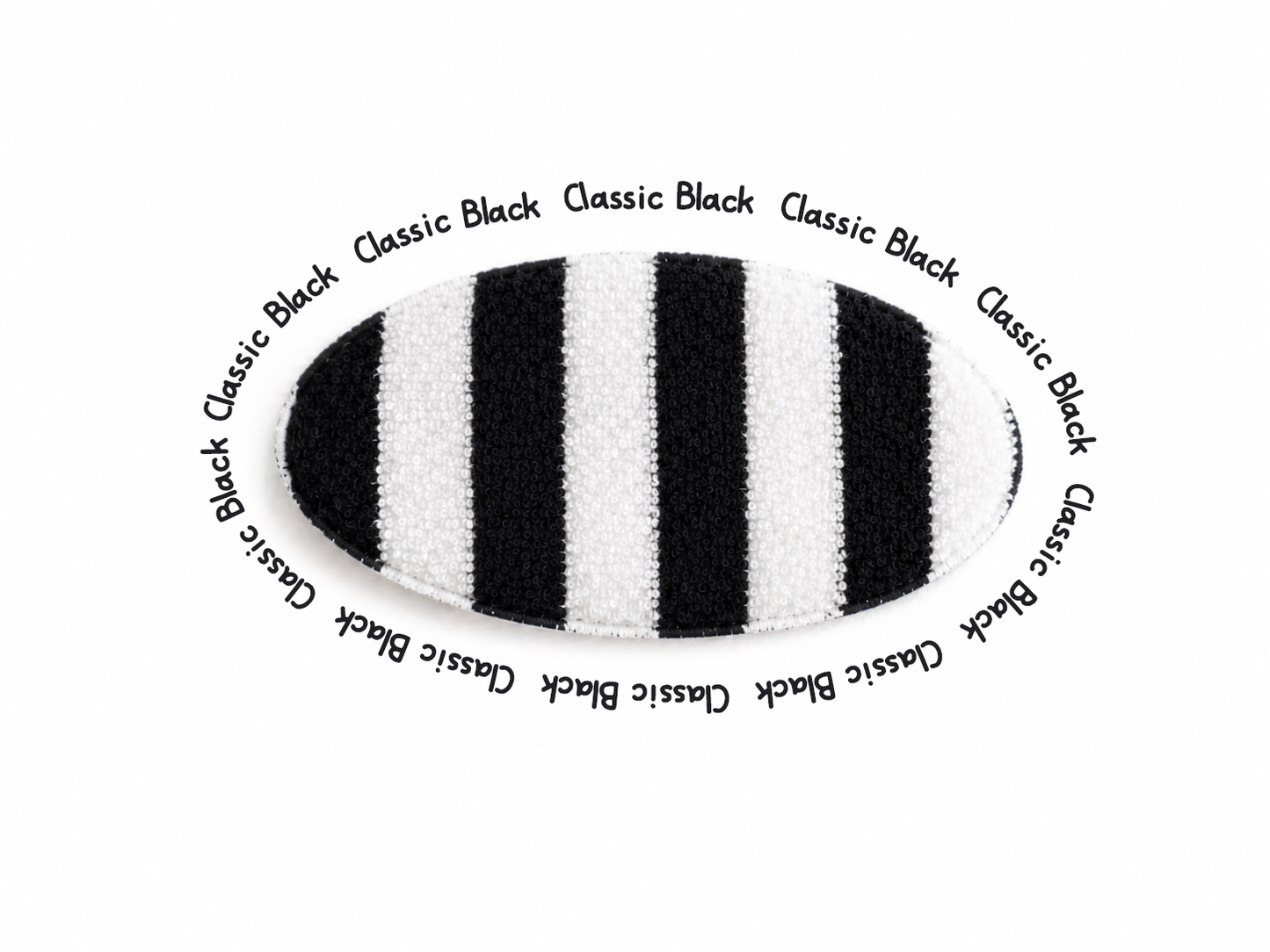 Everyday Stripe Oval Snap Hair Clips for Baby, Toddler & Girls | Handmade Kids Hair Clips