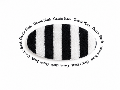 Everyday Stripe Oval Snap Hair Clips for Baby, Toddler & Girls | Handmade Kids Hair Clips