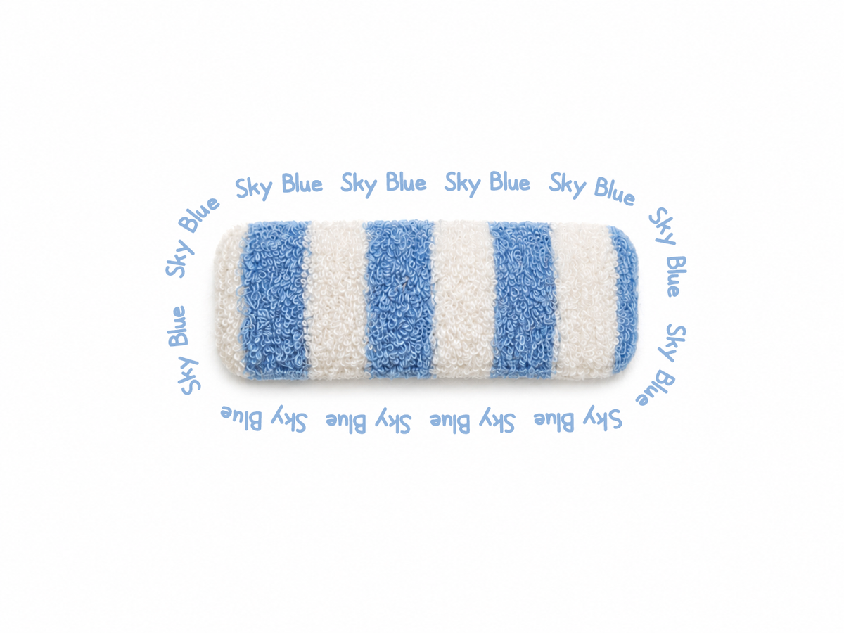 Everyday Stripe Slim Bar Snap Hair Clips for Baby, Toddler & Girls | Handmade Kids Hair Clips