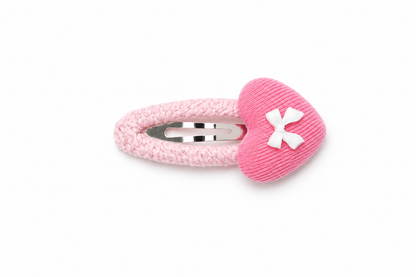 Heart Bow Hair Clip for Babies, Toddlers & Girls