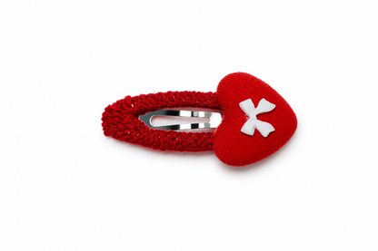 Heart Bow Hair Clip for Babies, Toddlers & Girls